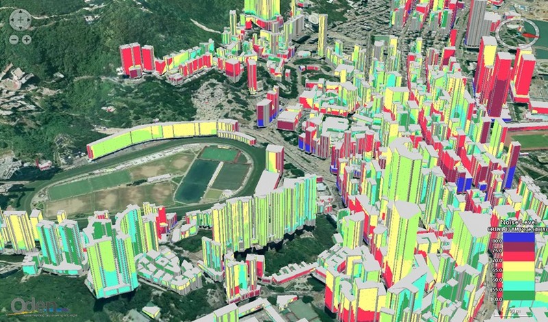 A noise map of Happy Valley