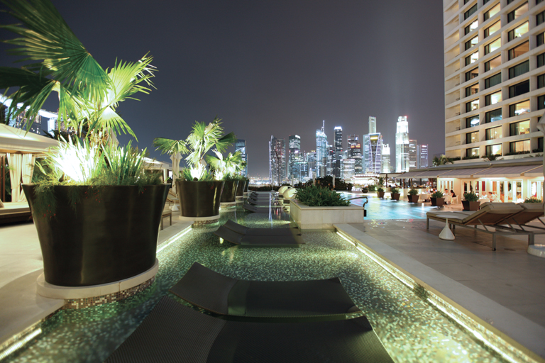 The power of collaboration produces poolside oasis at Mandarin Oriental