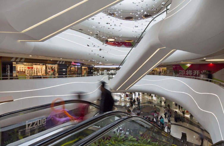 Suzhou Lifeng Shopping Mall in Suzhou. Designed by Broadway Malyan Architects