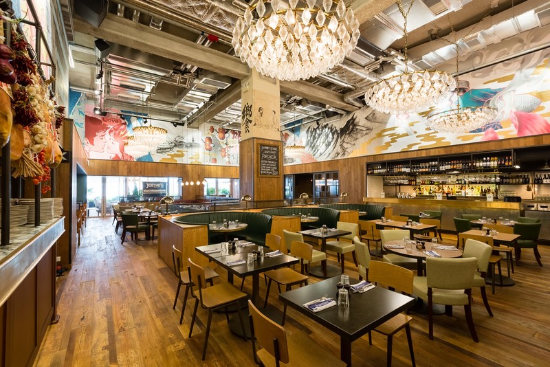 Jamie's Italian pays homage the Rock Spirit in vibrant artwork inspired by the heritage at Harbour City restaurant « PRC Magazine (Pacific Rim Construction)