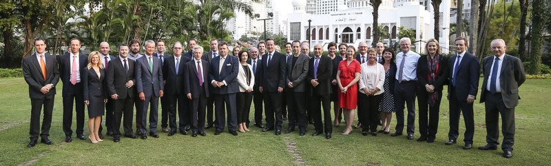 David Cameron PM and Delegation